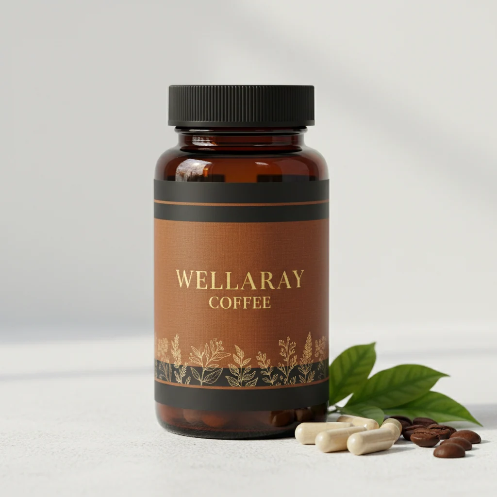 Wellaray Coffee Verpackung - Slim Coffee Booster Nahrungsergänzungsmittel 20 Sachets